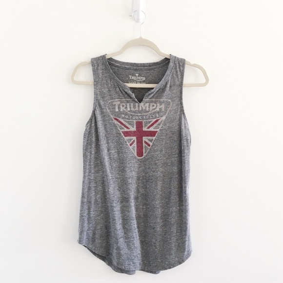 Lucky Brand Tops - Lucky Brand Triumph Motorcycles Muscle Tank